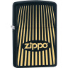 Зажигалка Zippo 218 с логотипом Zippo, матовая чёрная (29218)