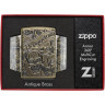 Zippo Armor 49035 — гравировка черепов