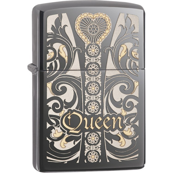 Zippo Classic 28797 — зажигалка «свеча», серебристый глянец